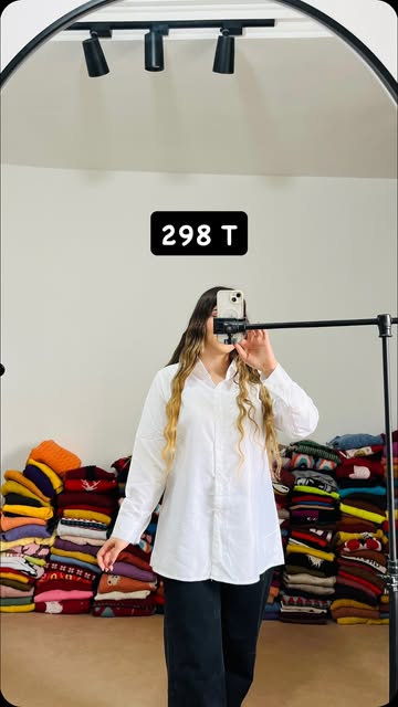 شومیز سفید بیسیک